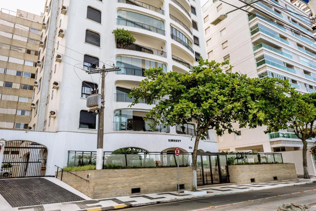 Frente Ao Mar Na Praia Das Asturias - Apto Completo Guarujá Exteriör bild